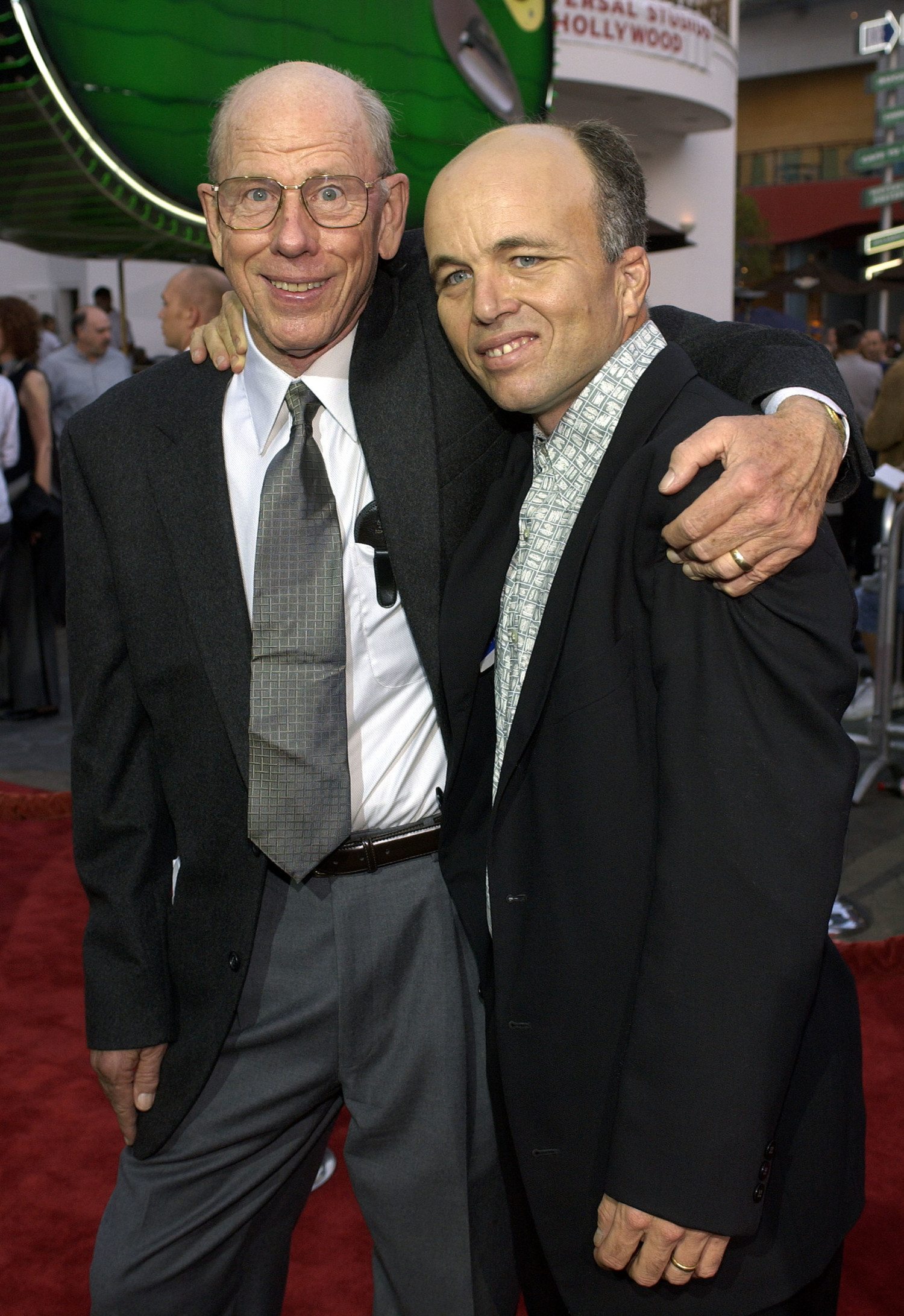Clint Howard and Father Rance At Premiere of Apollo 13 - The IMAX Experience