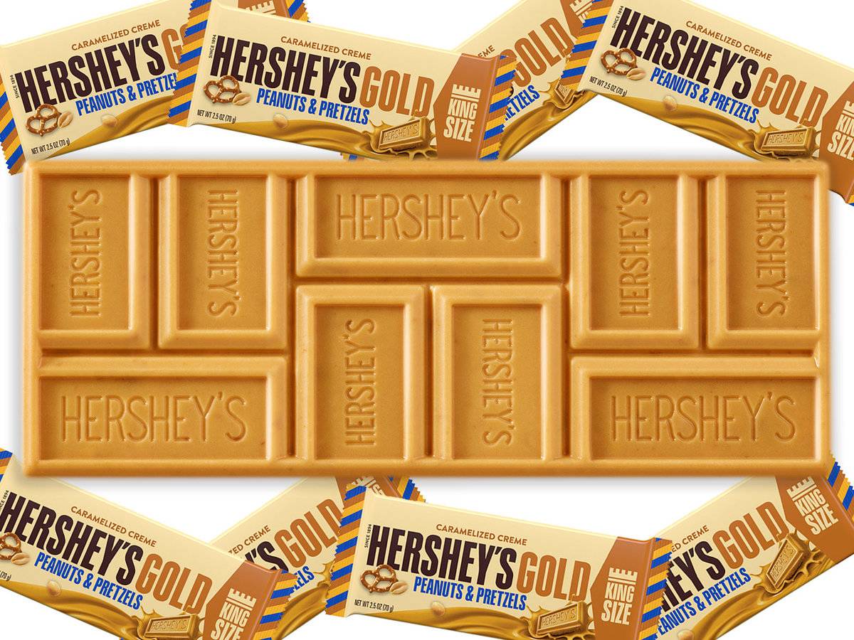 Hershey's Gold candy bar isn't chocolate