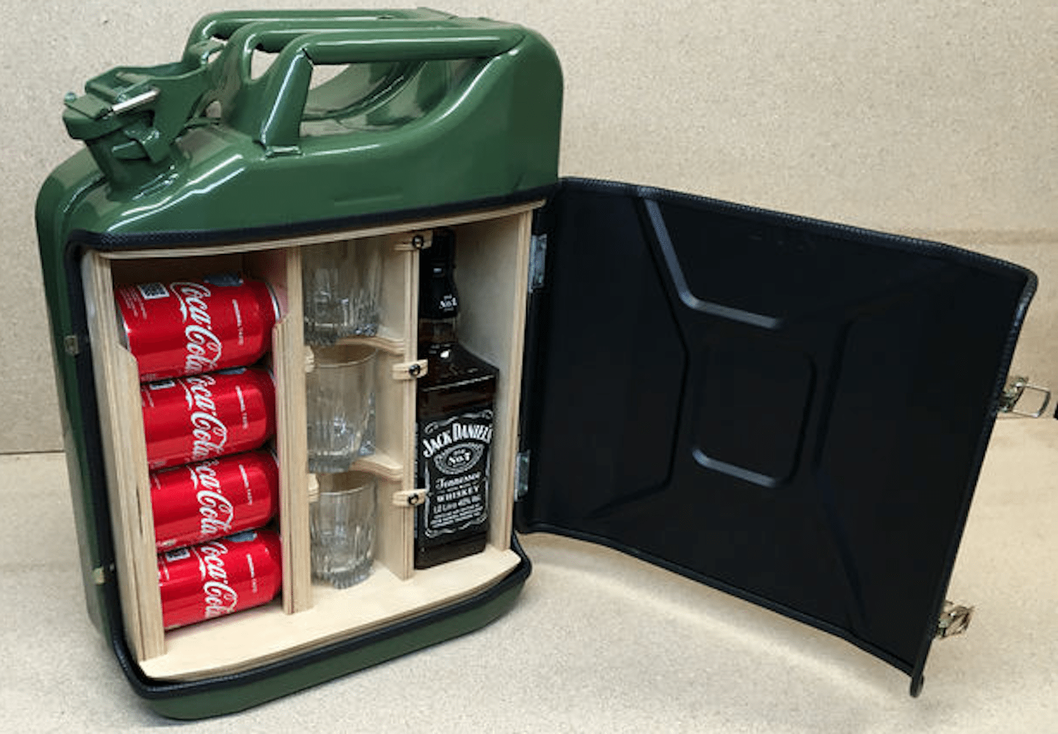 Artists Are Turning Jerry Cans Into Portable Mini Bars