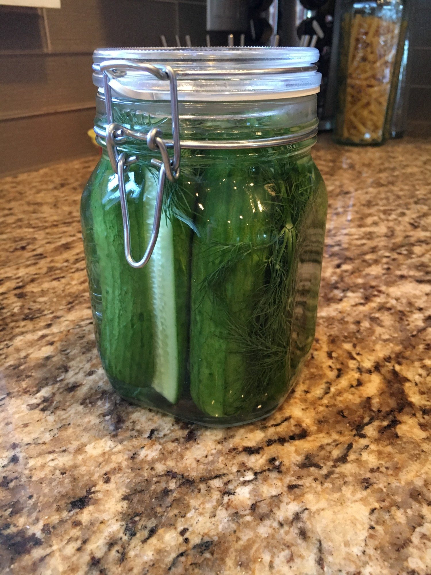 homemade pickles photo