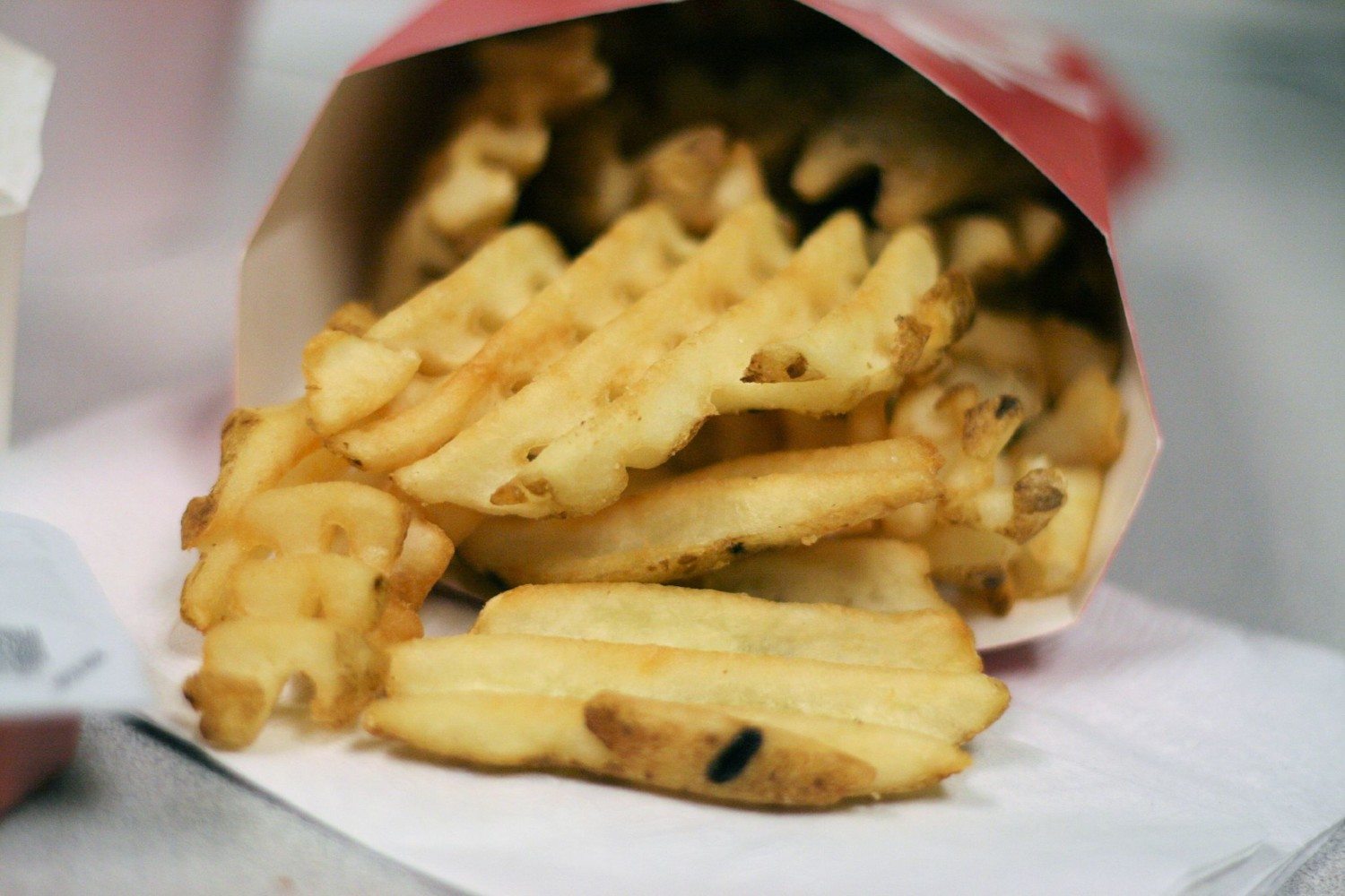 chick fil a waffle fries photo
