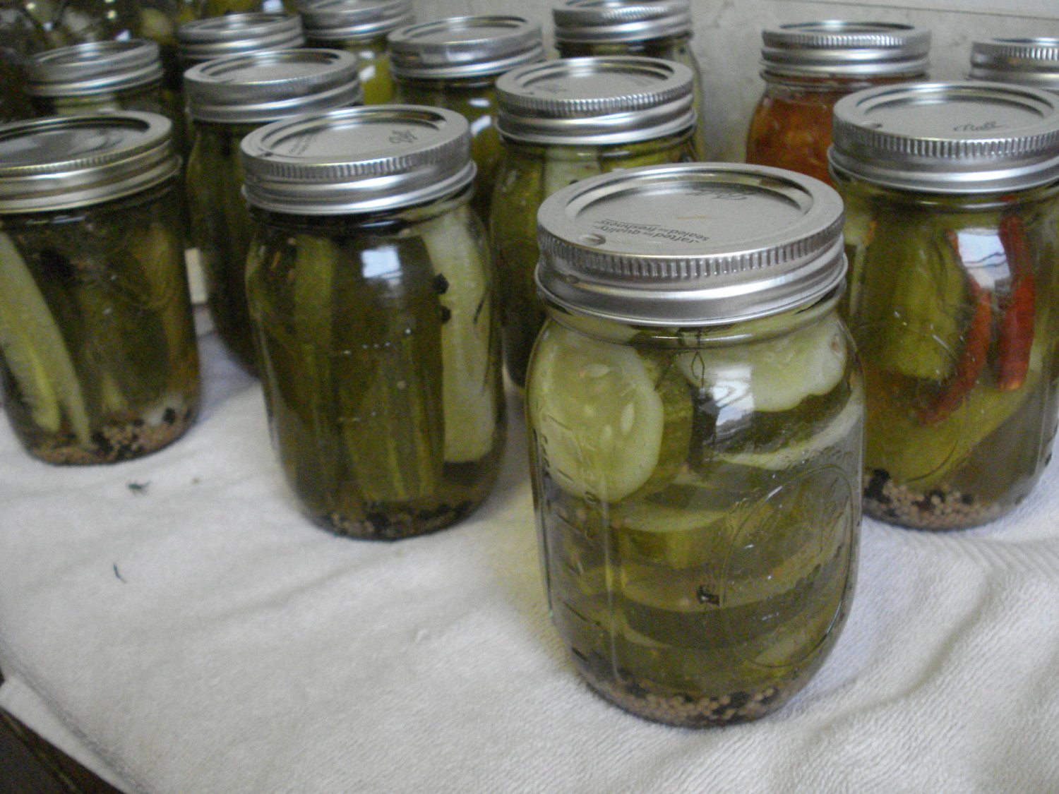 dill pickle jar photo