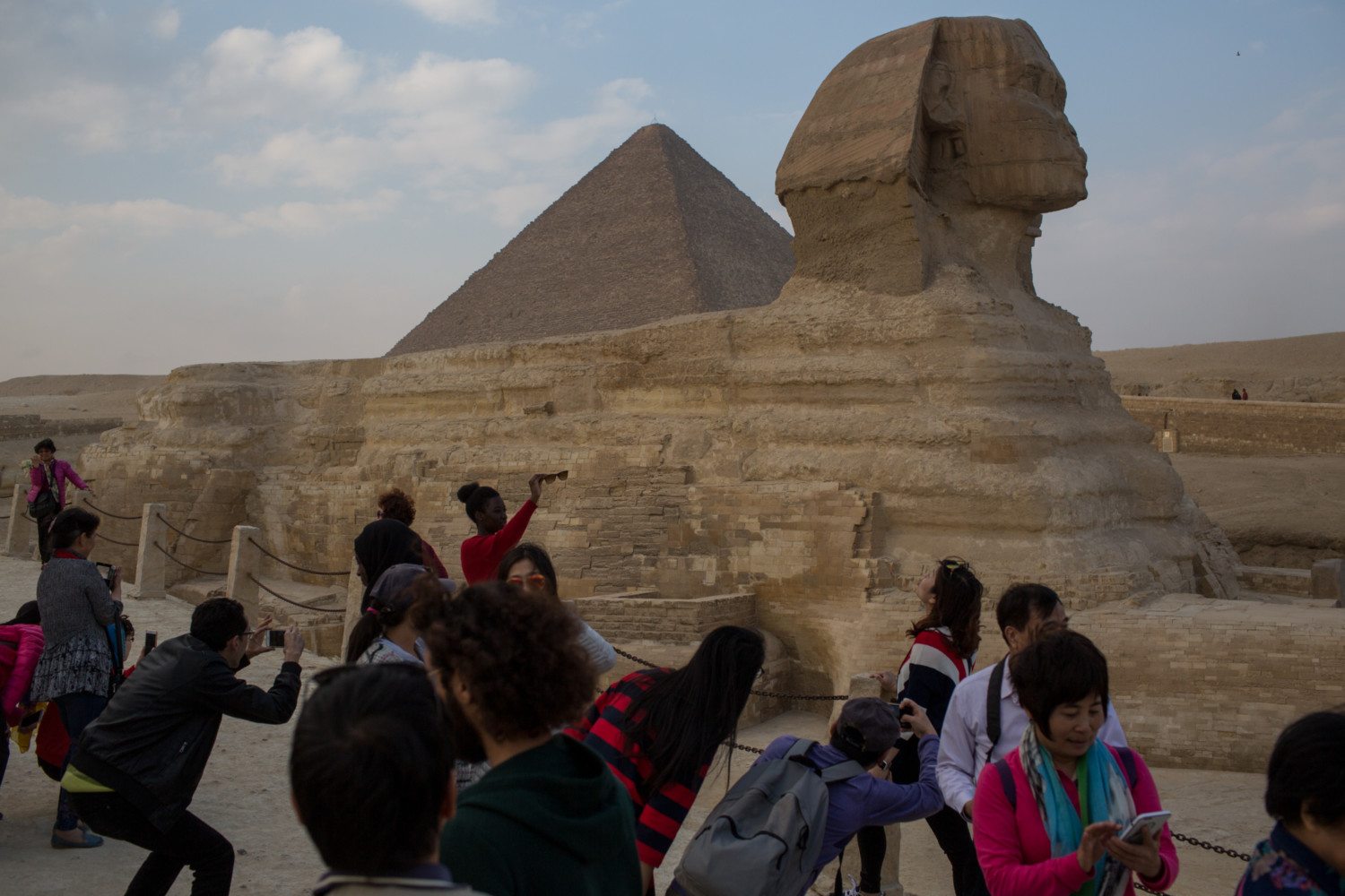 Tourists Visits Pyramids In Egypt After Recent Bomb Blasts