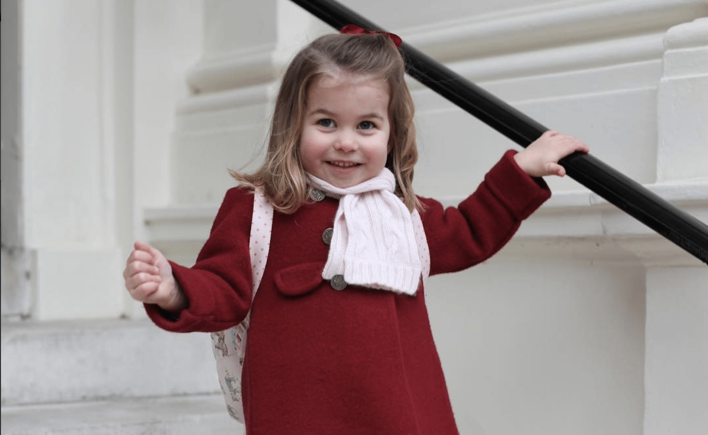Princess Charlotte first day school