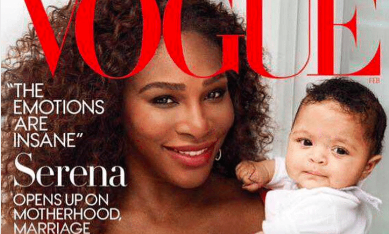 Serena Williams baby Vogue
