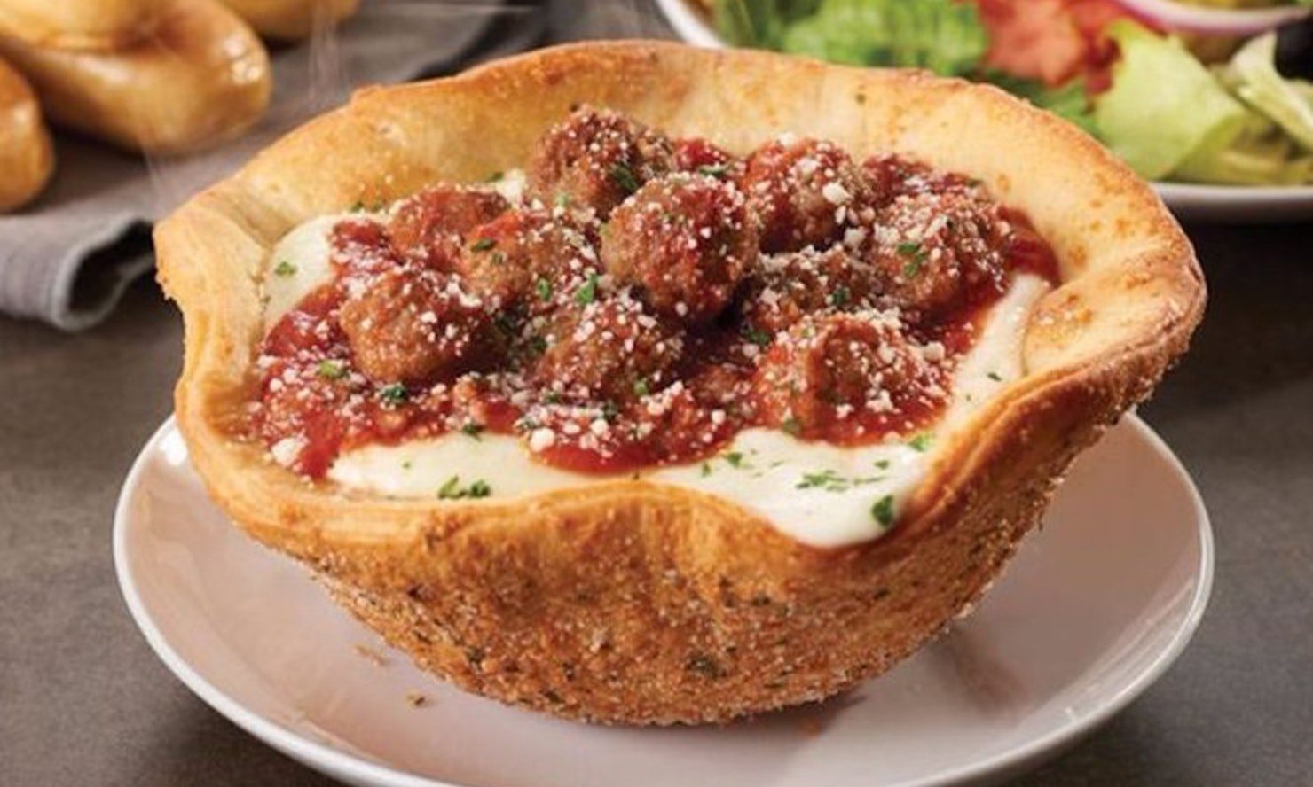 Olive Garden Introduces Meatball Pizza Bowl Simplemost