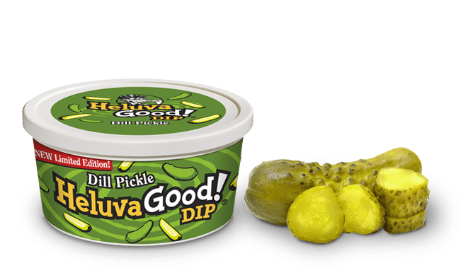 Heluva Good pickle dip