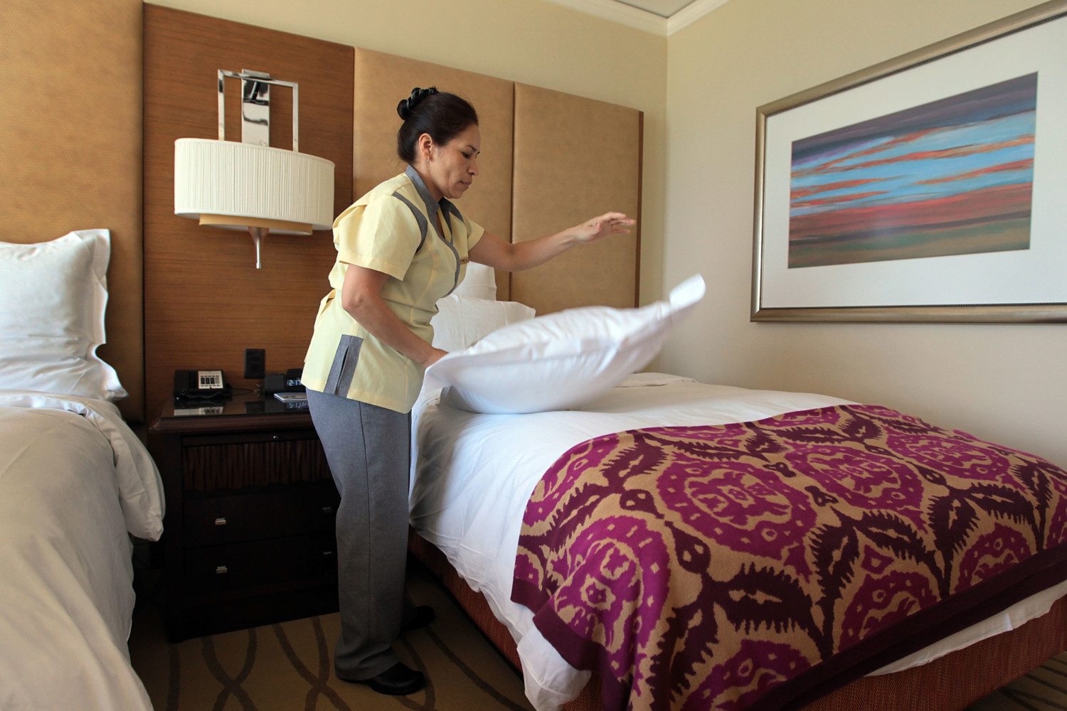 hotel housekeeper photo