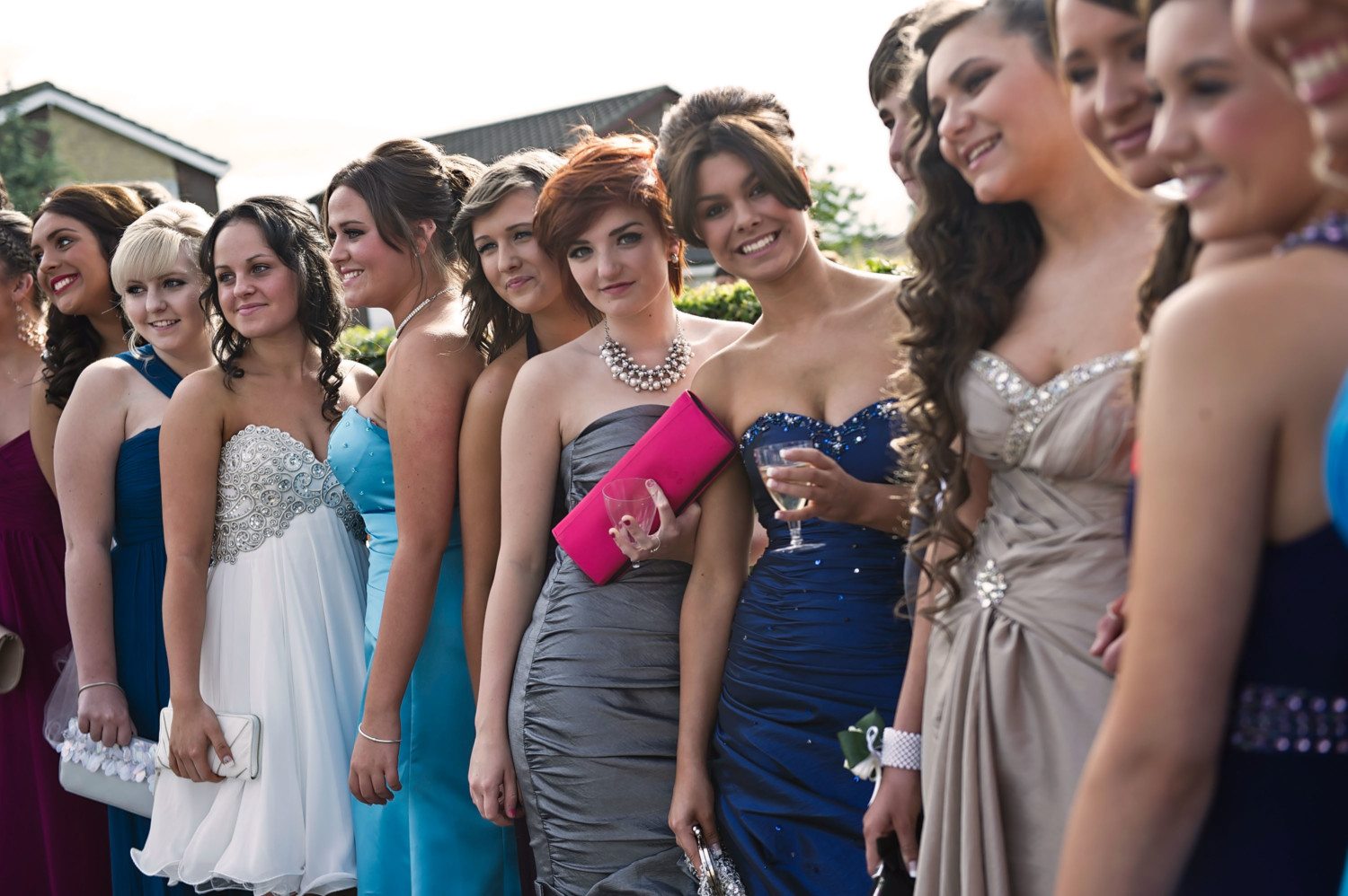 Students Participate In Their School's Final Year Prom Dance
