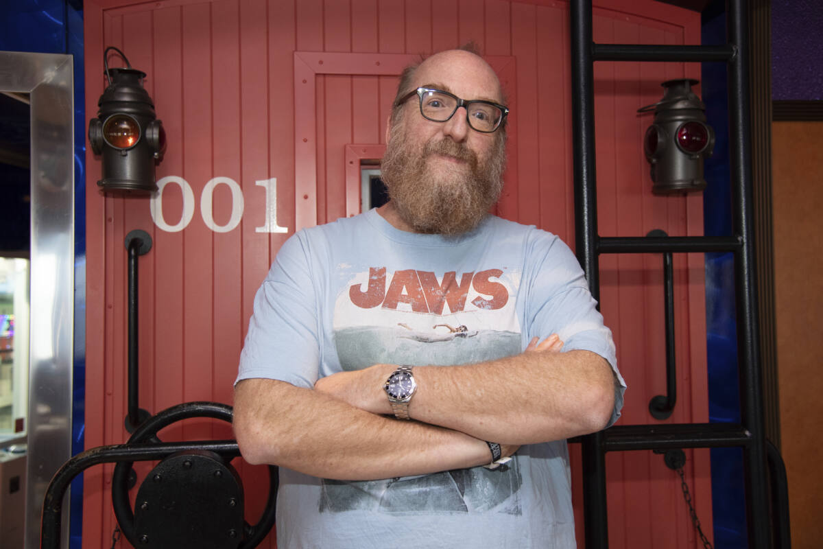 Actor Brian Posehn poses with arms crossed