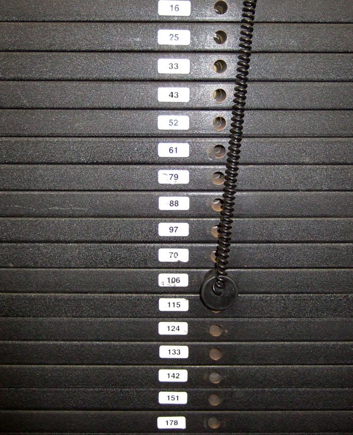 gym weight machines photo