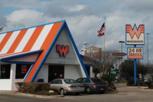 How One Knows One Is In Texas, and Not Southern CA: Whataburger, South Post Oak Road, Houston TX
