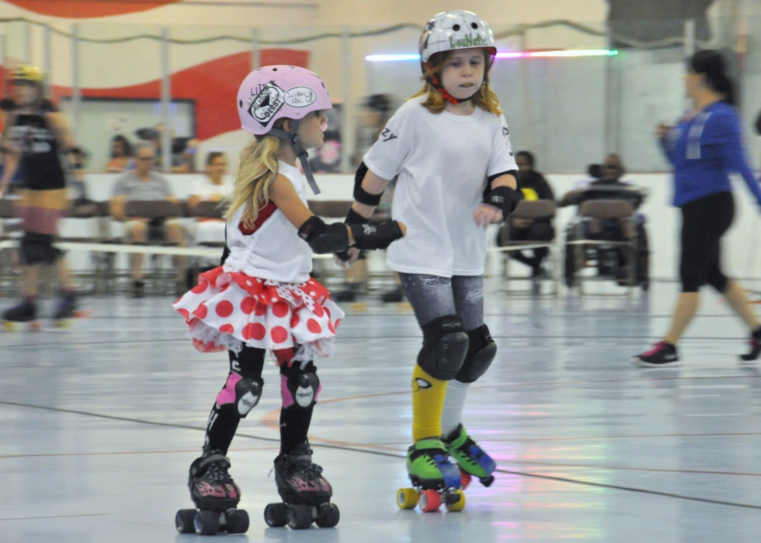 kids roller skating photo