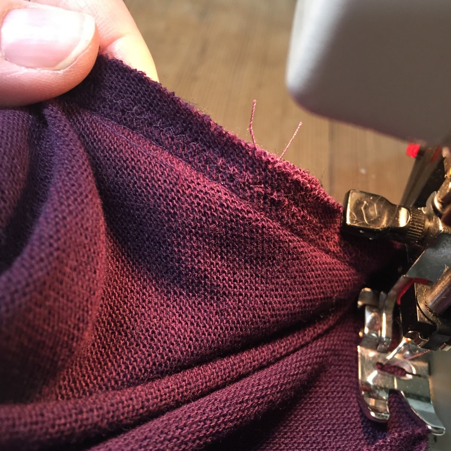sewing sweater photo