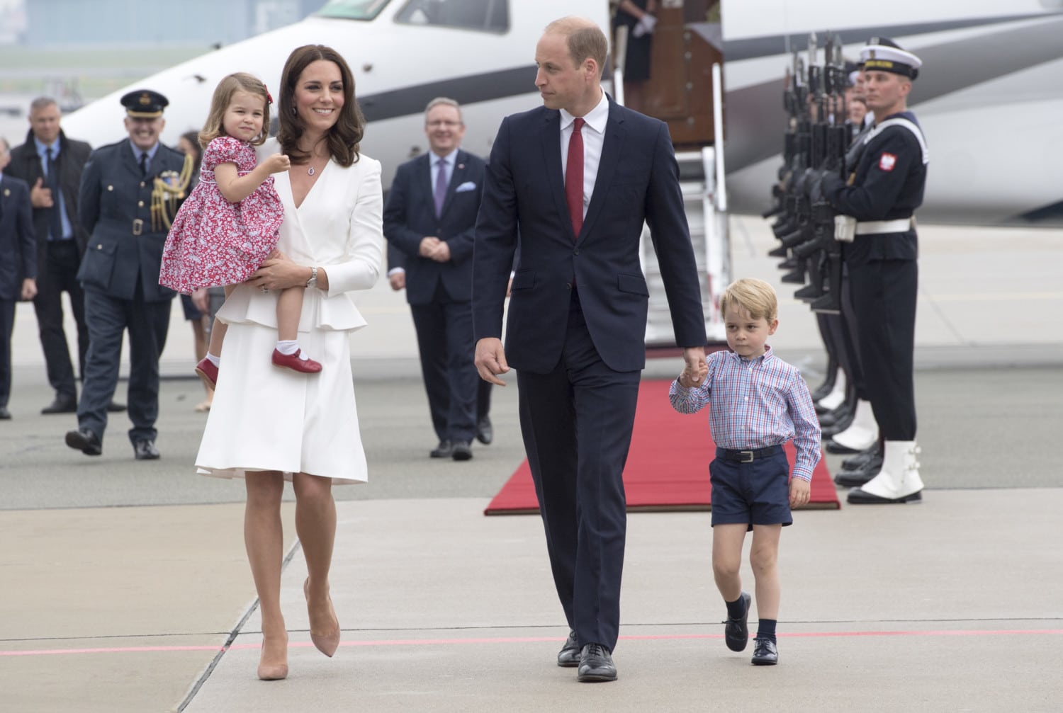 The Duke And Duchess Of Cambridge Visit Poland - Day 1
