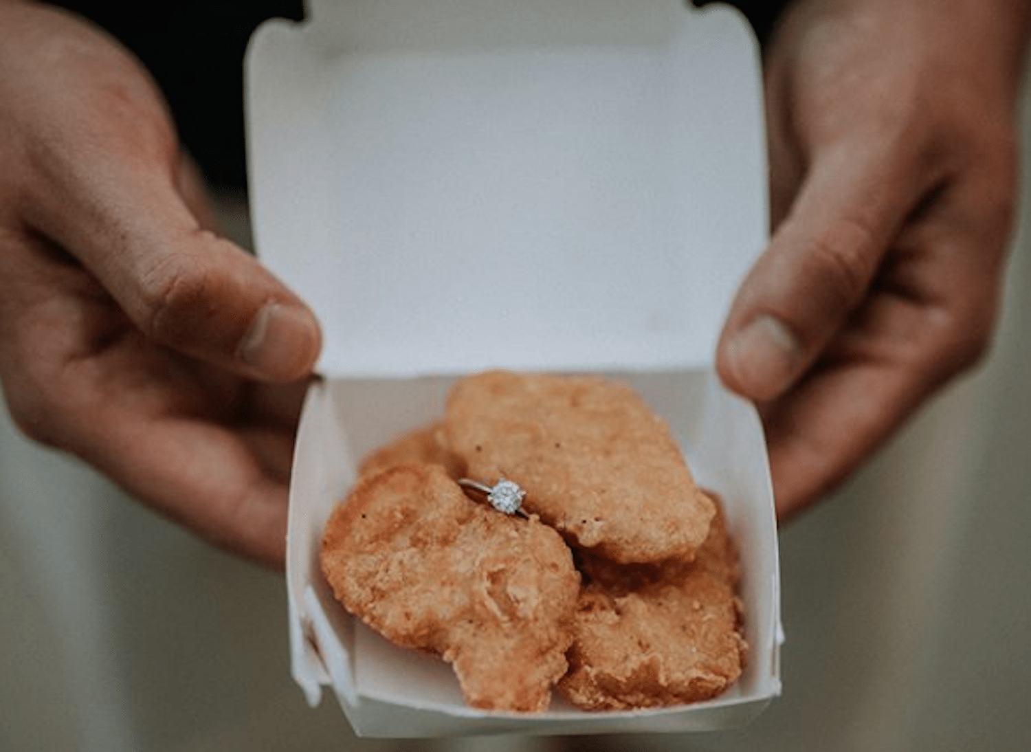 This Couple Loves Chicken Nuggets So Much They Did An Entire Engagement Pho...