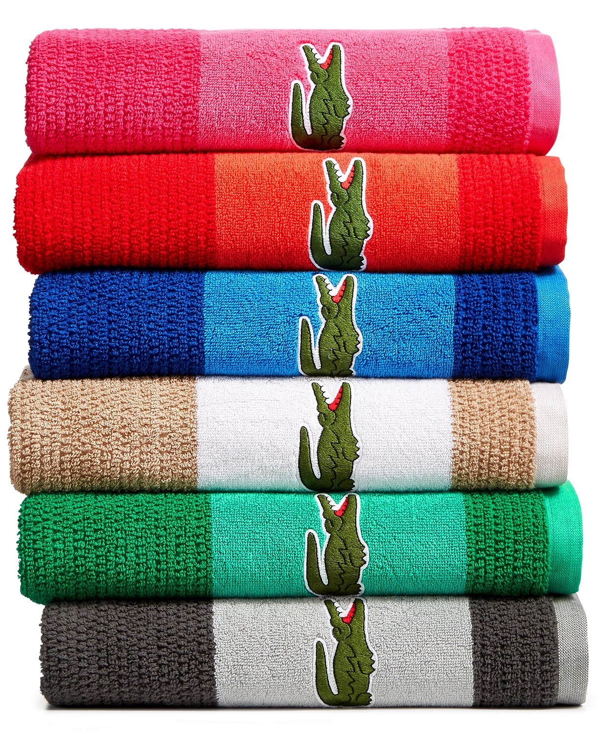 lacoste towels sale