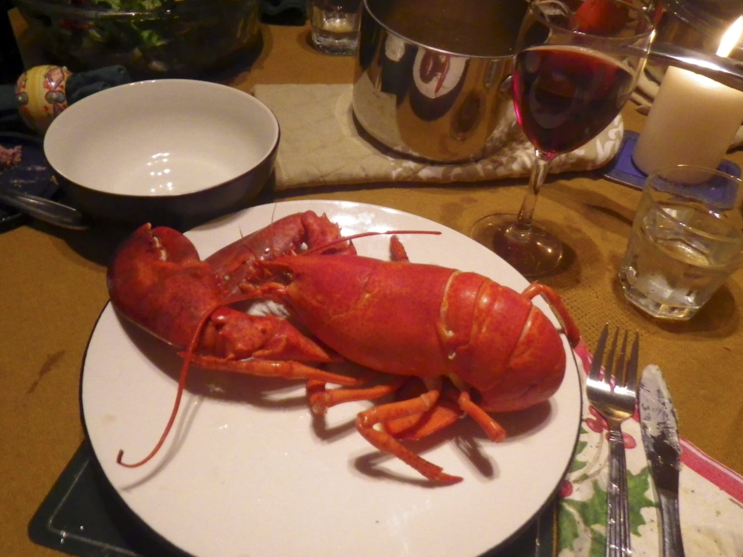lobster dinner photo