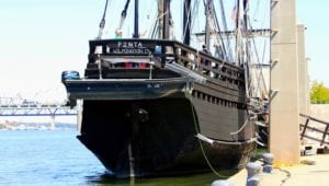 Replicas of Old Spanish Ships Visit Louisville: The Nina & The Pinta