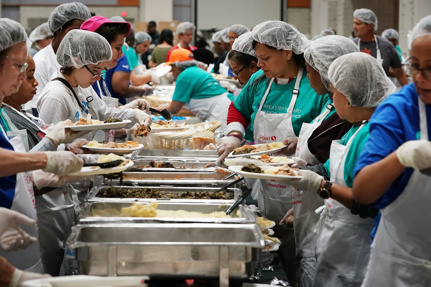 The Salvation Army Hosts Its Annual Feast Of Sharing Day Before Thanksgiving