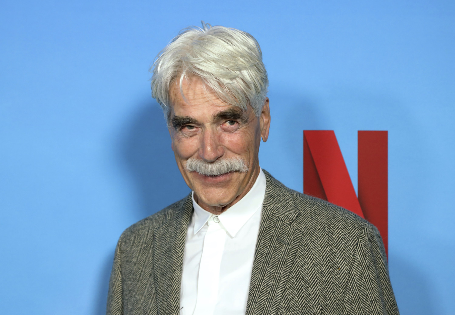 Sam Elliott attends the LA Special Screening of "All The Bright Places" at the ArcLight Cinemas Hollywood on Monday, Feb. 24, 2020, in Los Angeles. (Photo by Willy Sanjuan/Invision/AP)