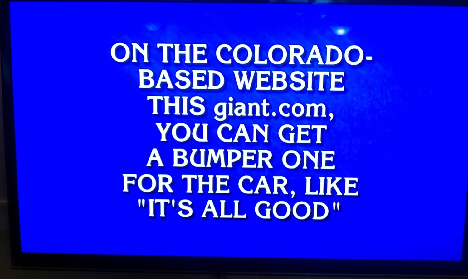 jeopardy answer photo