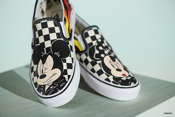 vans mickey mouse white