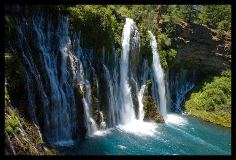 burney falls california photo