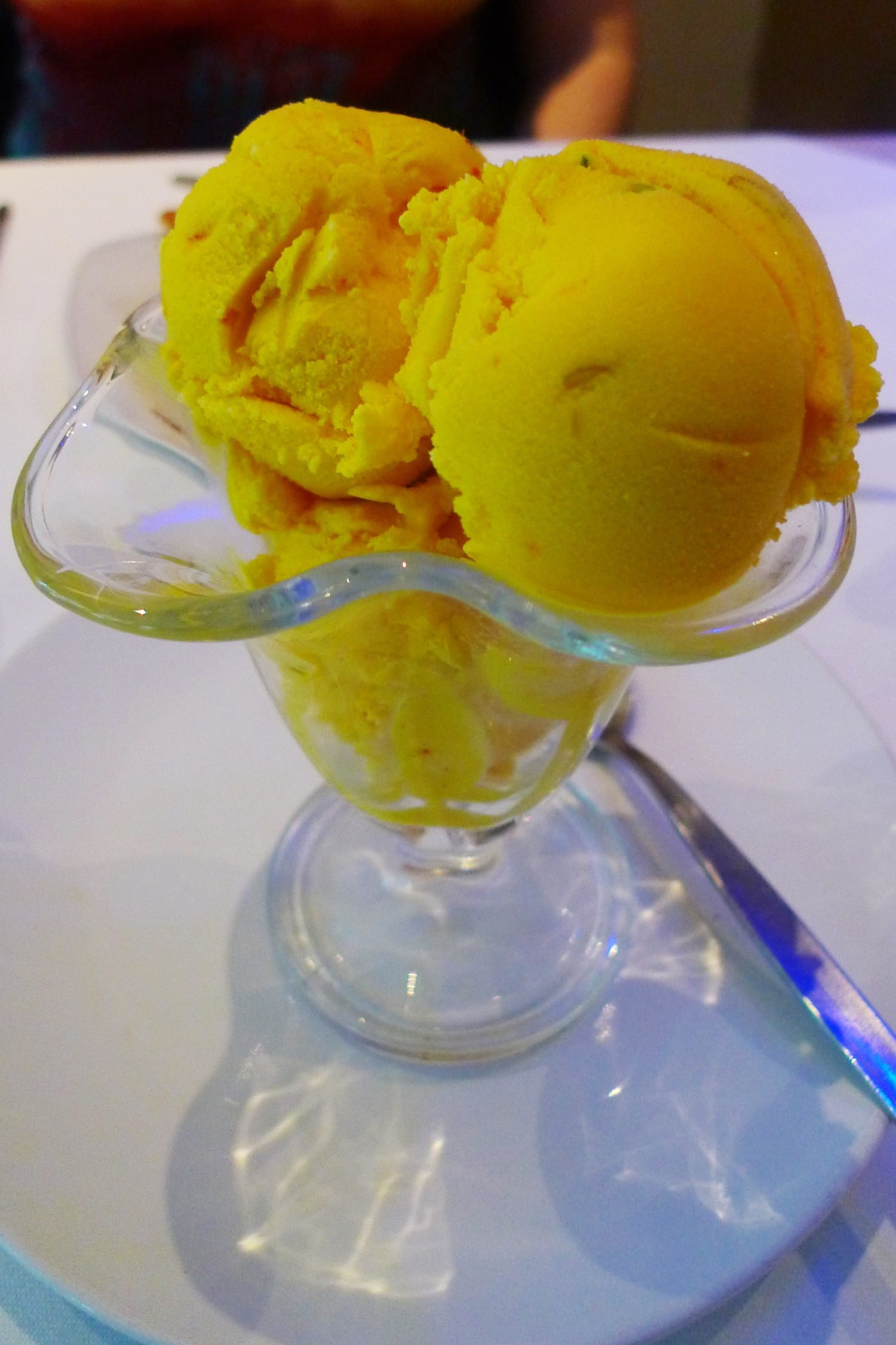 saffron ice cream photo