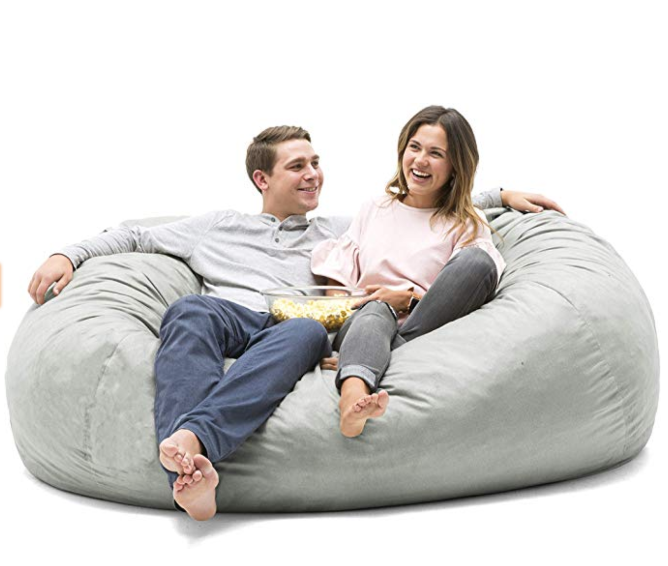 This massive 7-foot beanbag chair is for people who love to lounge—Here ...