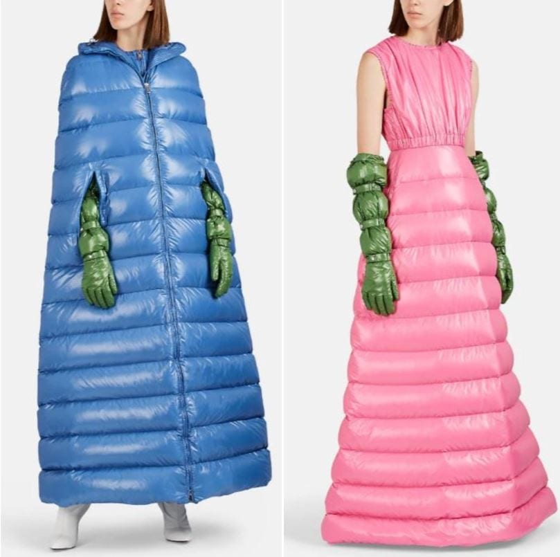 puffer gown