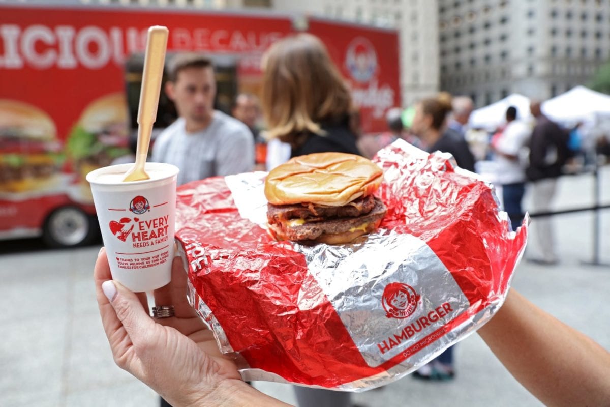 Wendy's Brings the Beef to Daley Plaza Farmers Market with Giant Baconator