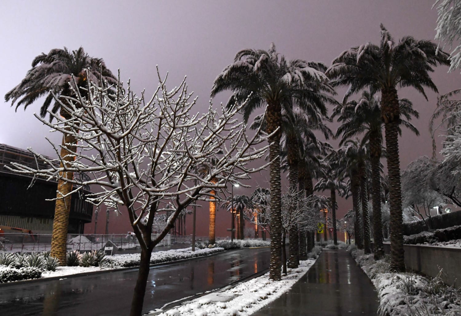 Rare Winter Storm Hits Las Vegas