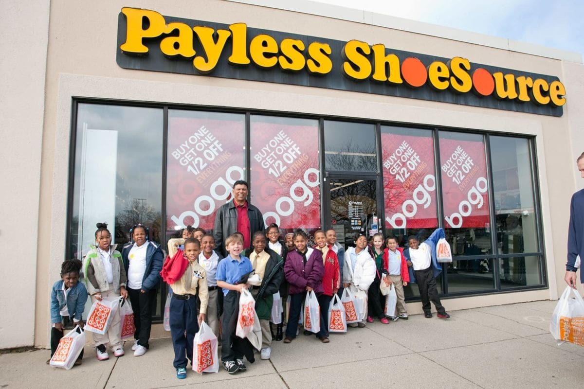 Payless Gives Shopping Event with Anthony Munoz Foundation