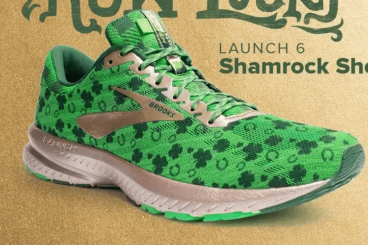 brooks running shamrock shoes