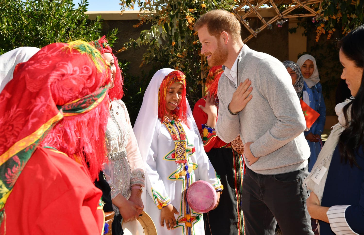 duke duchess sussex morocco Education For All photo
