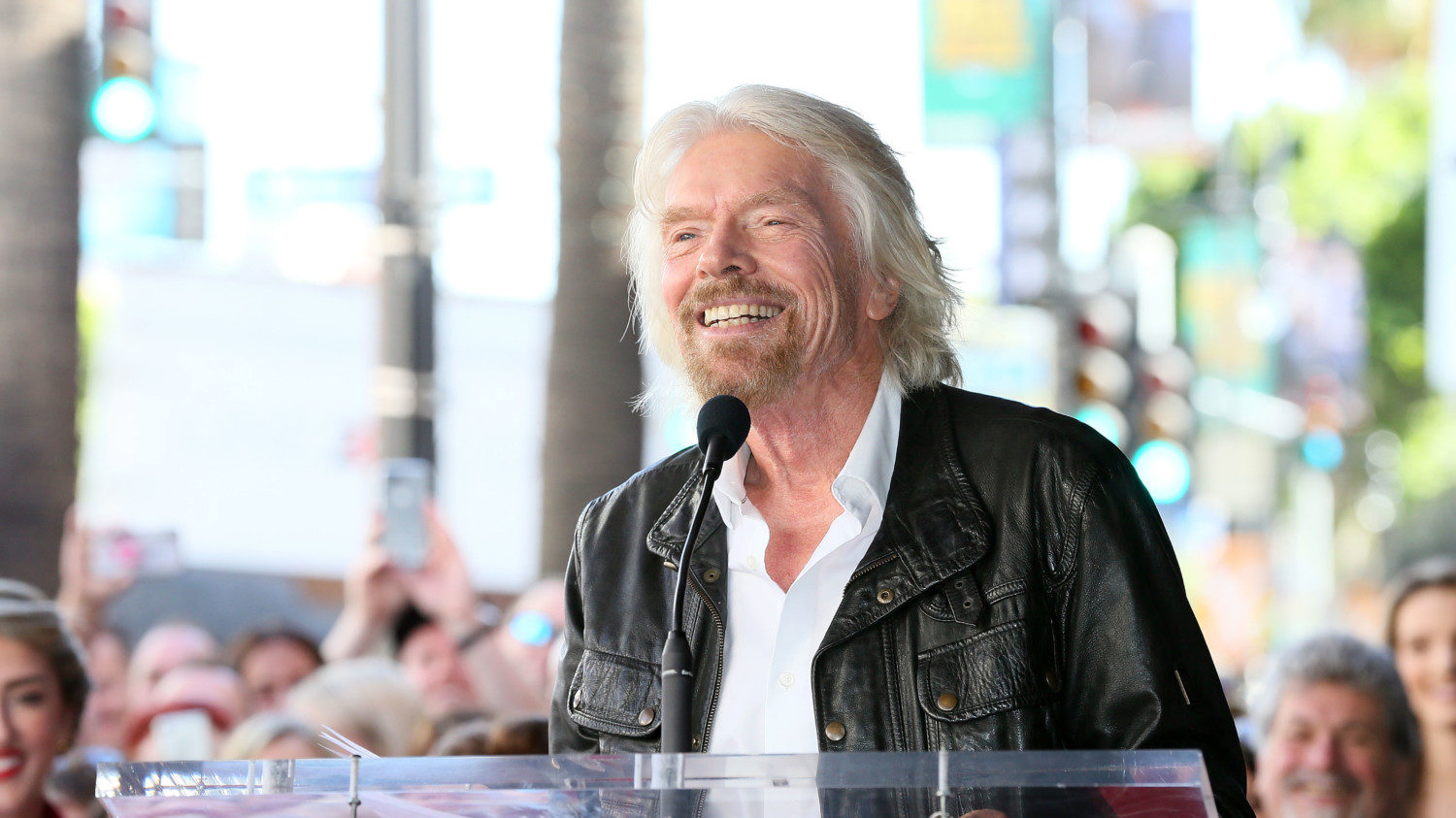 Sir Richard Branson Honored With Star On The Hollywood Walk Of Fame