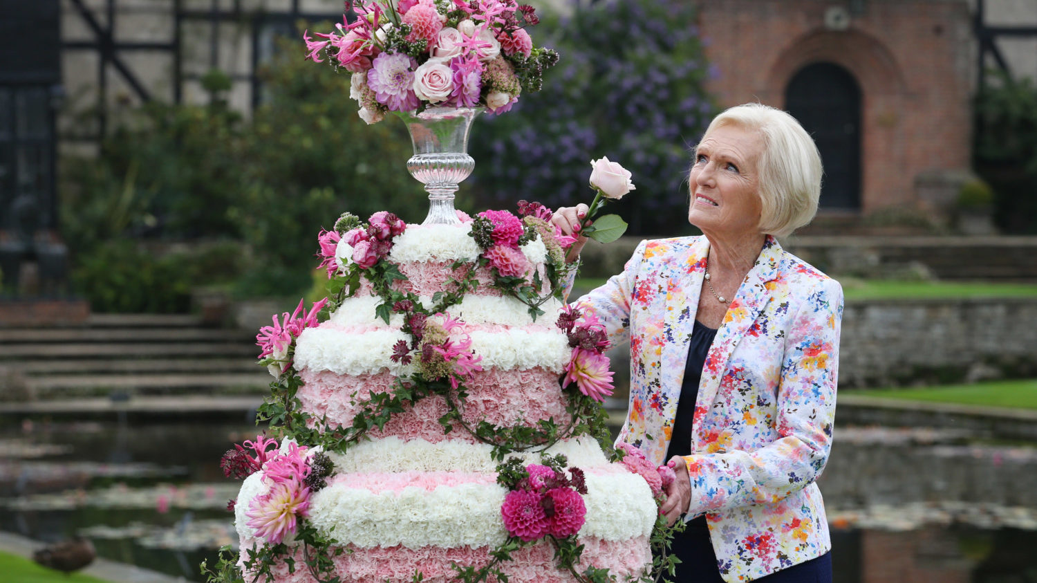 Mary Berry Opens RHS Wisley Flower Show