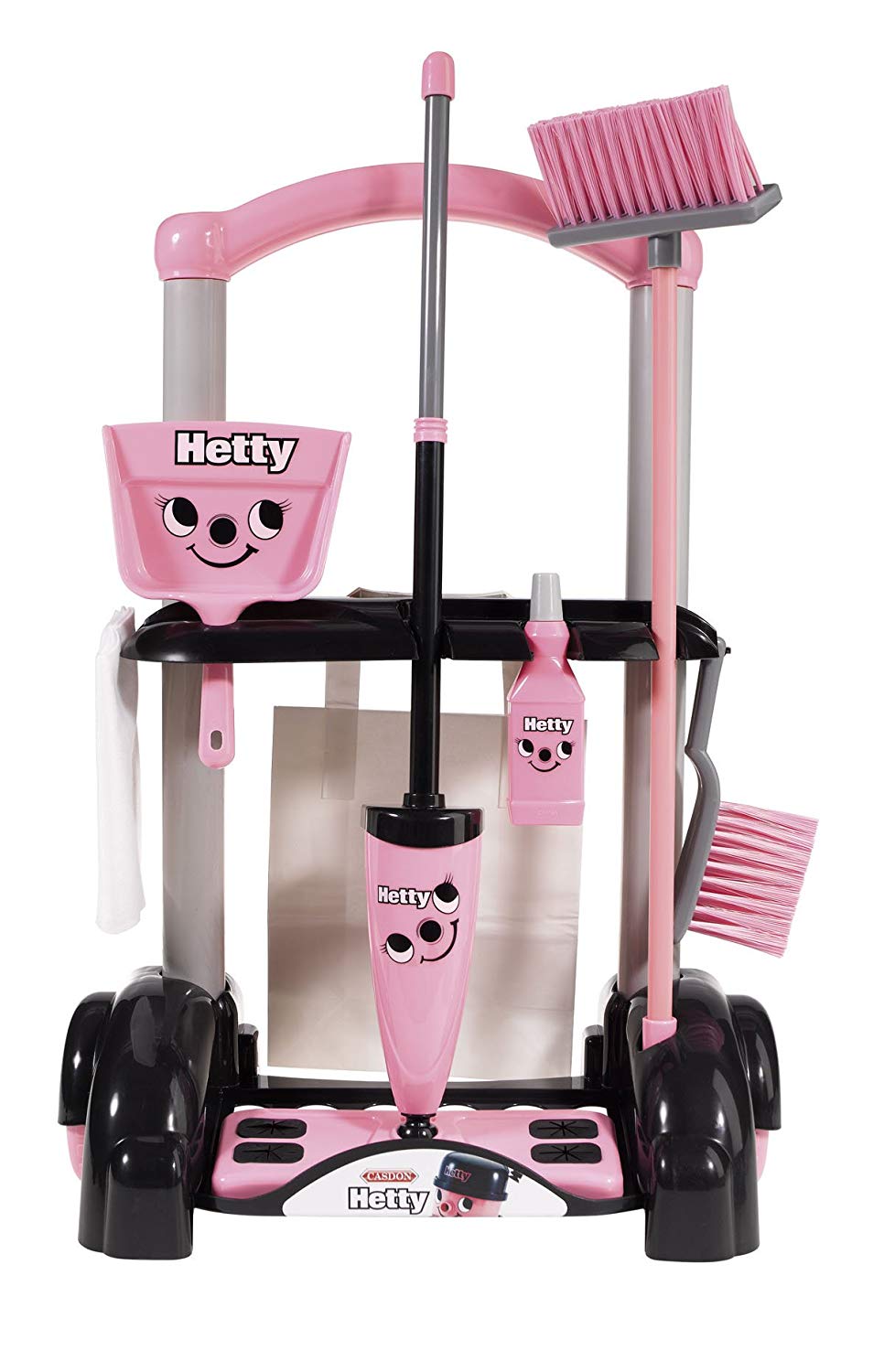 Details about   Casdon Pink Girls Mini Vacuum Cleaner Hoover Sucks Cleans Role Play Shovel Brush 