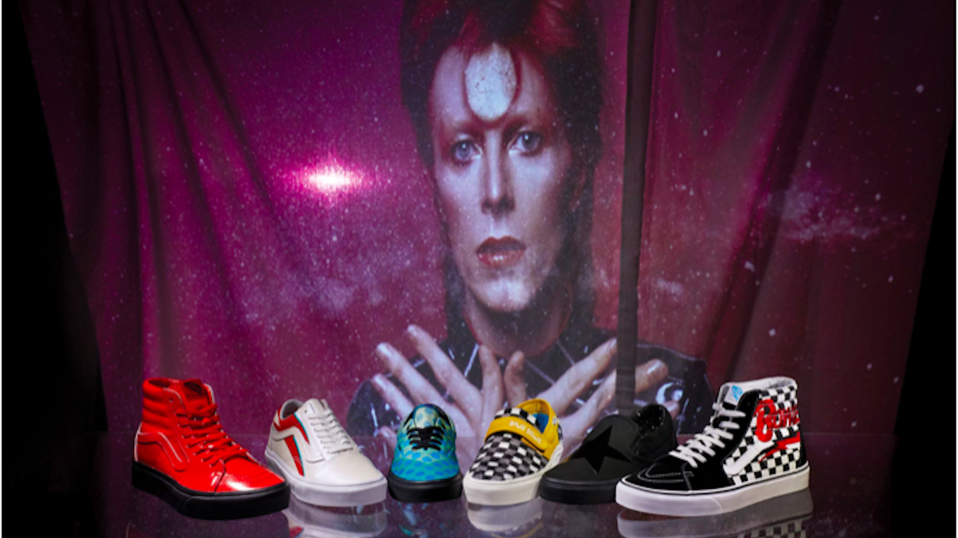 Vans is a David Bowie-inspired shoe collection