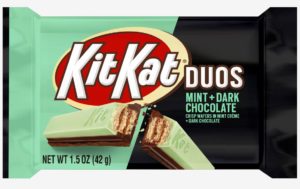 Mint and dark chocolate Kit Kat Duos