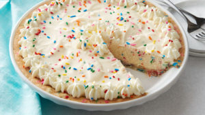 Birthday party ice cream pie
