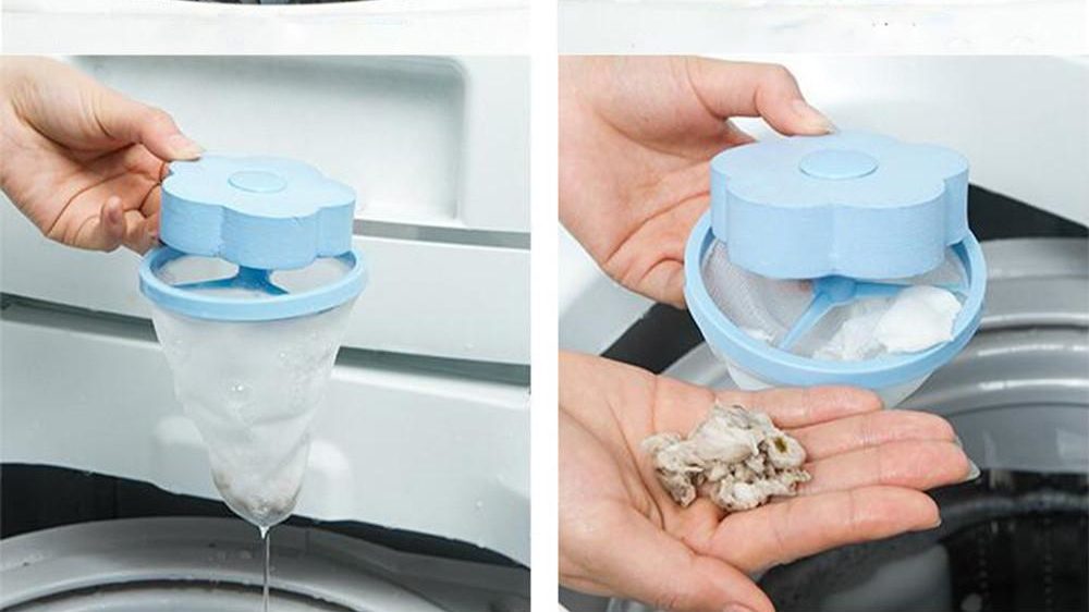 2x Floating Pet Fur Catcher Laundry Lint Pet Hair Remover For Washing Machine 