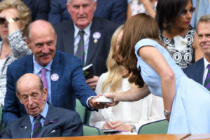 Kate Middleton and Stan Smith at Wimbledon