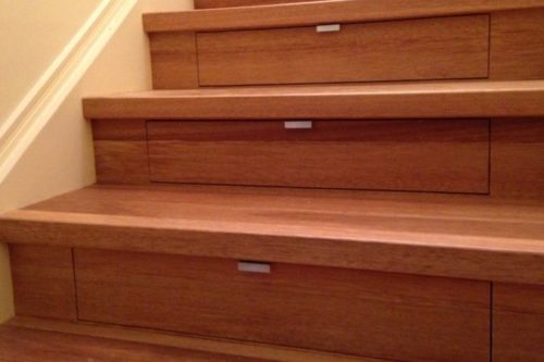 Staircase With Built-in Drawers Is A Clever Way To Add More Storage To Your Home