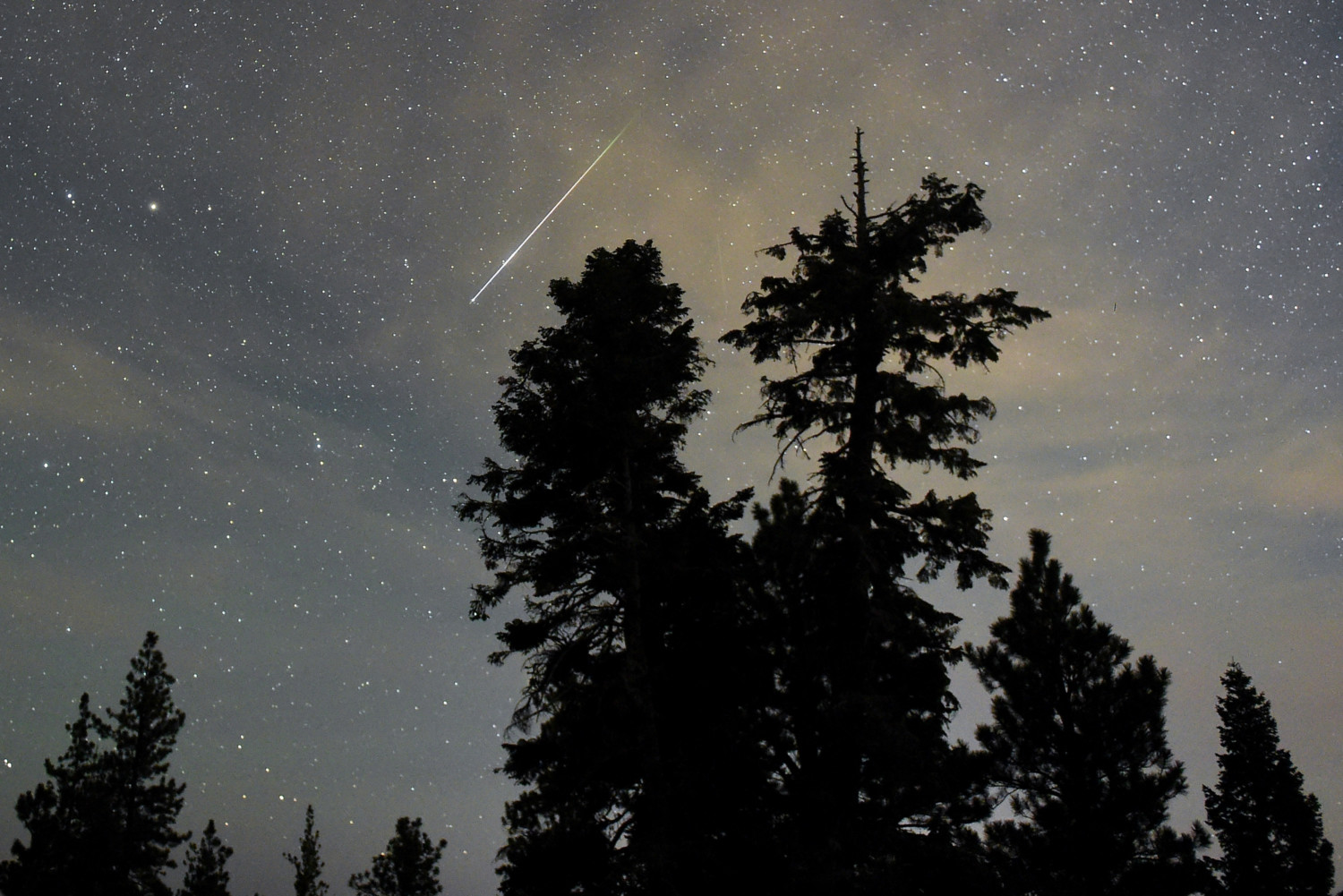 Perseid meteor shower photo