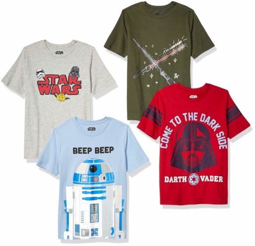Star Wars Frozen Boys and Toddlers' Short-Sleeve T-Shirts Marvel Spotted Zebra Disney Multipacks 