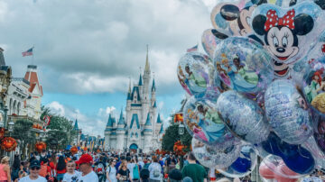 Balloons at Magic Kingdom in Walt Disney World