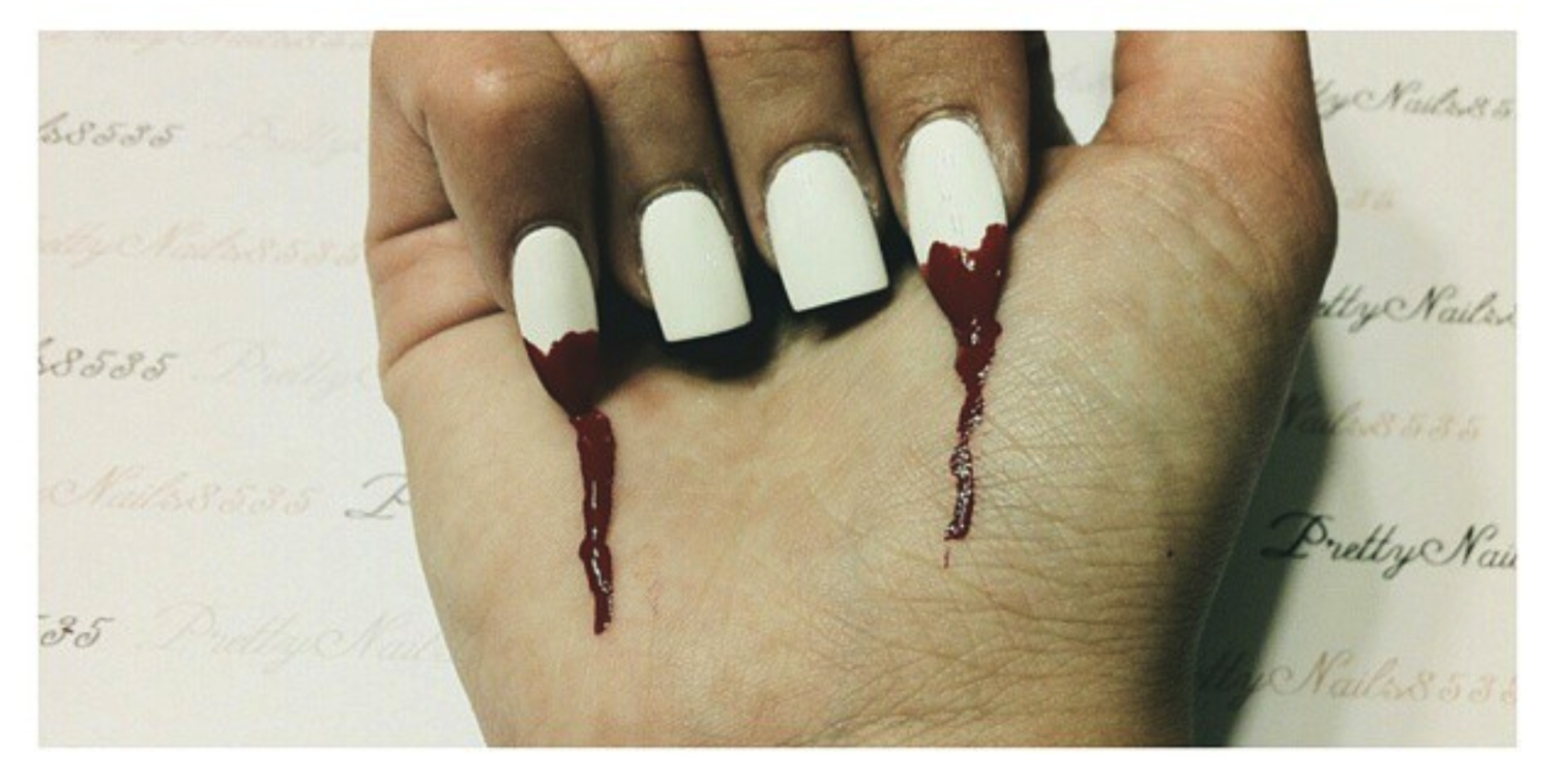 Vampire Fang Nails Will Complete Your Halloween Look Simplemost