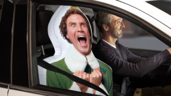 Warner Brothers 2.8ft Elf Buddy Car Buddy Inflatable